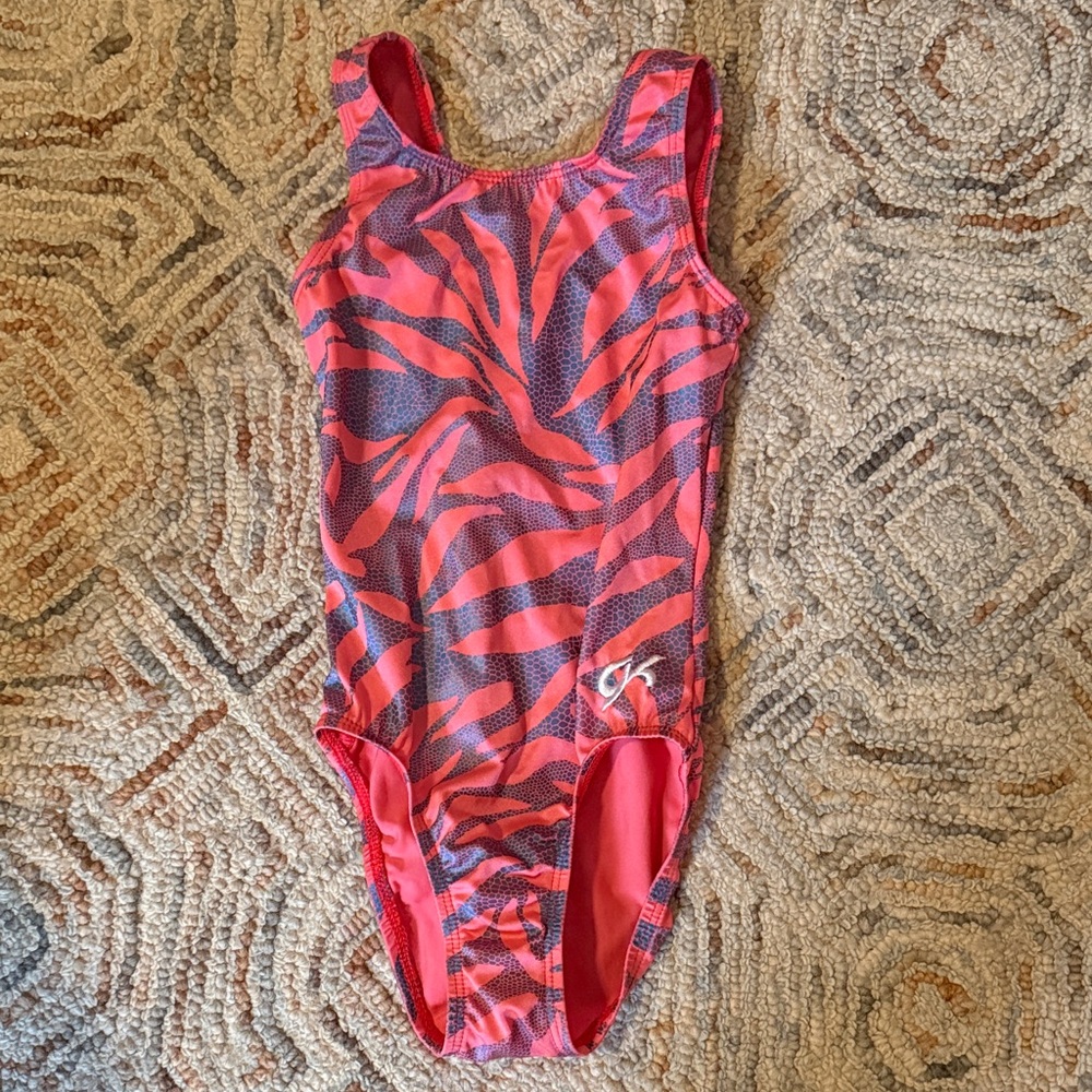 GK Pink and Blue Gymnastics Leotard